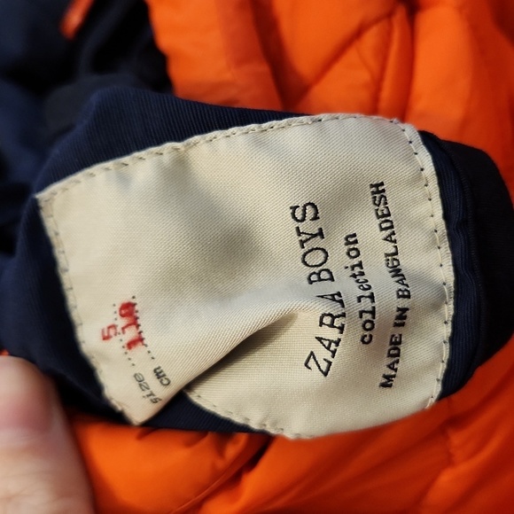 Zara Kids Boy Parka With Constracting Detachable Jacket Size 5 - Picture 15 of 15